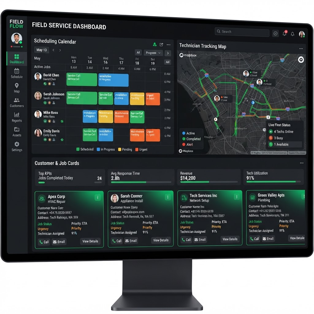 EcoHomePro CRM + Field Service preview