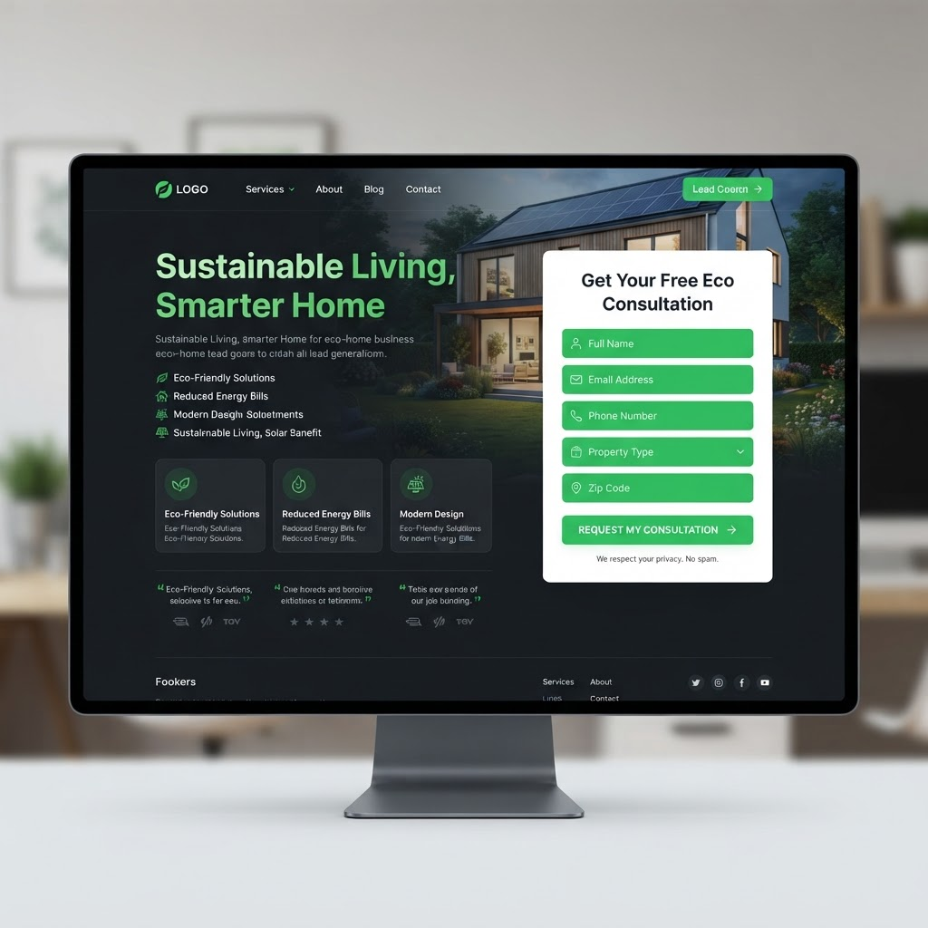 Weaver Eco Home Website preview